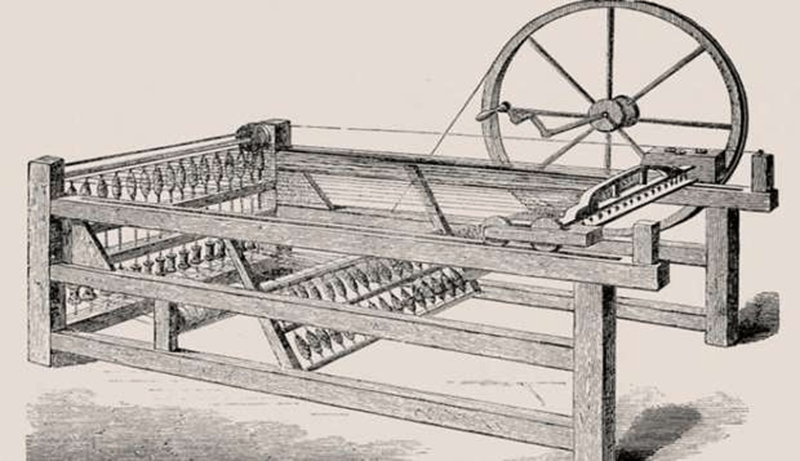 Máy kéo sợi của James Hargreaves - 1765