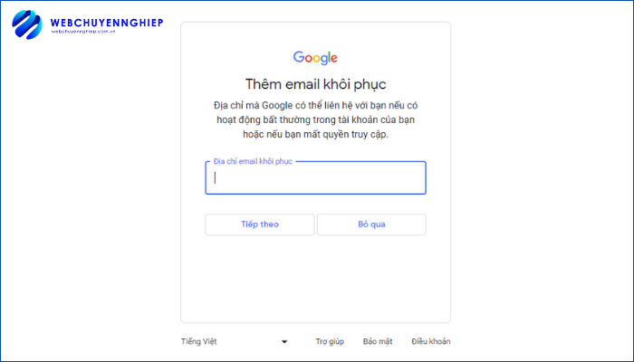 tạo tài khoản gmail mới